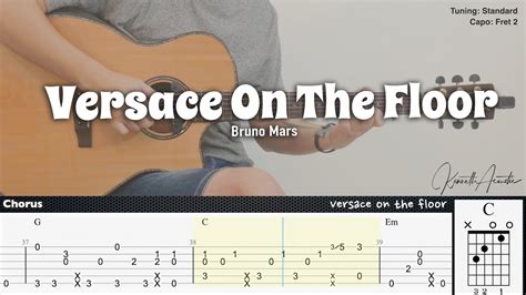 versace on the floor lyrics chords|versace on the floor guitar tab.